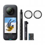 Camera video sport Insta360 X3 Creator Kit, 4K, 72MP, 1800 mAh, USB-C, Negru 2 - lerato.ro