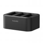 Incarcator camera video sport Insta360 pentru Ace Pro 2/Ace Pro/Ace, incarcare simultana 3 baterii, USB-C, Negru 2 - lerato.ro