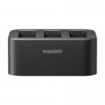 Incarcator camera video sport Insta360 pentru Ace Pro 2/Ace Pro/Ace, incarcare simultana 3 baterii, USB-C, Negru 3 - lerato.ro