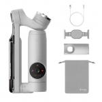 Kit Insta360 Flow Creator, Stabilizator Insta360 Flow, Suport magnetic pentru telefon, Spotlight, Urmarire faciala, Control prin gesturi, 2900mAh, USB-C, Gri 3 - lerato.ro