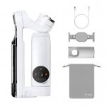 Kit Insta360 Flow Creator, Stabilizator Insta360 Flow, Suport magnetic pentru telefon, Spotlight, Urmarire faciala, Control prin gesturi, 2900mAh, USB-C, Alb 3 - lerato.ro