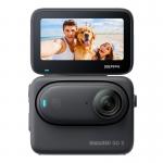 Camera video sport Insta360 GO 3 , 2720x1536 / 30 FPS, 6.6MP, Spatiu stocare 128GB, Bluetooth 5.0, WiFi, Action Pod inclus, Negru 2 - lerato.ro