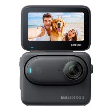 Camera video sport Insta360 GO 3 , 2720x1536 / 30 FPS, 6.6MP, Spatiu stocare 128GB, Bluetooth 5.0, WiFi, Action Pod inclus, Negru