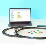 Set Intelino J-1 Smart Train, Tren smart, Vagon, 20 Sine, 40 Action Snaps, Stickere pentru tren, Cablu USB-C pentru incarcare, Viteza maxima 100cm/s, Autonomie 100min, Control Bluetooth, Multicolor 13 - lerato.ro