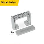 Set acceorii Intelino Support Tower Pack pentru construire traseu trenulet inteligent, 8 turnuri, 8 capace, Gri 6 - lerato.ro