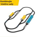 Set acceorii Intelino Support Tower Pack pentru construire traseu trenulet inteligent, 8 turnuri, 8 capace, Gri 10 - lerato.ro