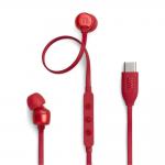 Casti in-ear cu fir JBL Tune 310C, Control pe fir, USB-C, Rosu 5 - lerato.ro