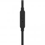 Casti in-ear cu fir JBL Tune 110, Control pe fir, Jack 3.5mm, Lungime cablu 1.2m, Negru 4 - lerato.ro