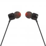 Casti in-ear cu fir JBL Tune 110, Control pe fir, Jack 3.5mm, Lungime cablu 1.2m, Negru 10 - lerato.ro