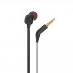Casti in-ear cu fir JBL Tune 110, Control pe fir, Jack 3.5mm, Lungime cablu 1.2m, Negru 11 - lerato.ro