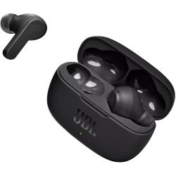 Casti wireless JBL Wave 200, TWS, Bluetooth 5.0, Autonomie 5h, Negru