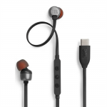 Casti audio cu microfon JBL Tune 310C, In-ear, Control pe fir, USB-C, Negru 2 - lerato.ro