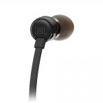 Casti audio cu microfon JBL Tune 160, In-ear, Control pe fir, Jack 3.5mm, Lungime cablu 1.1m, Negru 5 - lerato.ro