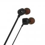 Casti audio cu microfon JBL Tune 160, In-ear, Control pe fir, Jack 3.5mm, Lungime cablu 1.1m, Negru 8 - lerato.ro