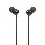 Casti audio cu microfon JBL Tune 160, In-ear, Control pe fir, Jack 3.5mm, Lungime cablu 1.1m, Negru 9 - lerato.ro