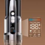 Aspirator vertical JIMMY PW11, Fara fir, 400W, 20000Pa, Capacitate colectare 0.6L, 4000mAh, Autonomie 75min, Silver / Gray 25 - lerato.ro