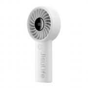 Ventilator portabil Jisulife Life4, 5W, 3600 mAh, Display LED, Flux aer 5.2 m/s, 5 viteze, USB-C, Gri