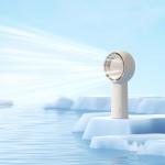 Ventilator portabil Jisulife Life5 Plus, 6W, 4000 mAh, Flux aer 4.5 m/s, 5 viteze, USB-C, Bej 22 - lerato.ro