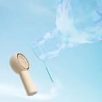 Ventilator portabil Jisulife Life5 Plus, 6W, 4000 mAh, Flux aer 4.5 m/s, 5 viteze, USB-C, Bej 7 - lerato.ro