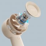 Ventilator portabil Jisulife Life5 Plus, 6W, 4000 mAh, Flux aer 4.5 m/s, 5 viteze, USB-C, Bej 10 - lerato.ro