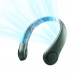 Ventilator portabil pentru gat Jisulife Life3, 5W, 4000 mAh, Autonomie 16h, 3 viteze, USB-C, Verde 2 - lerato.ro