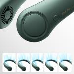 Ventilator portabil pentru gat Jisulife Life3, 5W, 4000 mAh, Autonomie 16h, 3 viteze, USB-C, Verde 7 - lerato.ro