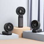 Ventilator portabil Jisulife Life7, 5W, Flue aer 5.1m/s, 3600 mAh, Autonomie 13h, 5 viteze, USB-C, Negru 8 - lerato.ro