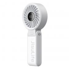 Aparate climatizare, Ventilator portabil Jisulife Life7, 5W, Flue aer 5.1m/s, 3600 mAh, Autonomie 13h, 5 viteze, USB-C, Gri, lerato.ro