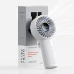 Ventilator portabil Jisulife Life4, 5W, Flue aer 5.2m/s, 3600 mAh, Autonomie 13h, 5 viteze, USB-C, Gri 4 - lerato.ro