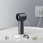 Ventilator portabil Jisulife Pro1 S, 8.5W, Flue aer 9m/s, 5000 mAh, Autonomie 15h, 100 viteze, USB-C, Dark Grey 9 - lerato.ro