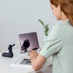 Ventilator portabil 3-in-1 Jisulife Life8, 0.8W, Flue aer 1.9m/s, 2000 mAh, Autonomie 21h, 2 viteze, USB-C, Functie powerbank si lanterna, Albastru 5 - lerato.ro