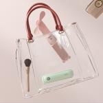 Ventilator portabil 3-in-1 Jisulife Life8, 0.8W, Flue aer 1.9m/s, 2000 mAh, Autonomie 21h, 2 viteze, USB-C, Functie powerbank si lanterna, Verde 4 - lerato.ro