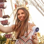 Ventilator portabil Jisulife 10, 3.3W, Flue aer 5.7m/s, 4000 mAh, Autonomie 25h, 5 viteze, USB-C, Albastru 15 - lerato.ro