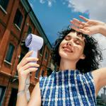 Ventilator portabil Jisulife 10, 3.3W, Flue aer 5.7m/s, 4000 mAh, Autonomie 25h, 5 viteze, USB-C, Albastru 8 - lerato.ro