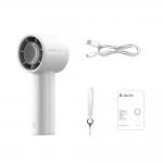 Ventilator portabil Jisulife 10, 3.3W, Flue aer 5.7m/s, 4000 mAh, Autonomie 25h, 5 viteze, USB-C, Gri 3 - lerato.ro