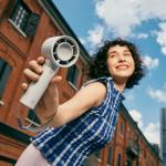 Ventilator portabil Jisulife 10, 3.3W, Flue aer 5.7m/s, 4000 mAh, Autonomie 25h, 5 viteze, USB-C, Gri 16 - lerato.ro