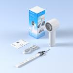 Ventilator portabil Jisulife 10, 3.3W, Flue aer 5.7m/s, 4000 mAh, Autonomie 25h, 5 viteze, USB-C, Gri 19 - lerato.ro