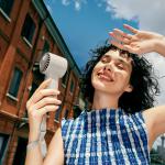 Ventilator portabil Jisulife 10, 3.3W, Flue aer 5.7m/s, 4000 mAh, Autonomie 25h, 5 viteze, USB-C, Gri 8 - lerato.ro