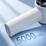 Ventilator portabil Jisulife 10S, 3.3W, Flue aer 5.7m/s, 5000 mAh, Autonomie 30h, 5 viteze, USB-C, Gri 22 - lerato.ro