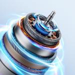 Ventilator portabil Jisulife 10S, 3.3W, Flue aer 5.7m/s, 5000 mAh, Autonomie 30h, 5 viteze, USB-C, Gri 5 - lerato.ro