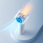 Ventilator portabil Jisulife 10S, 3.3W, Flue aer 5.7m/s, 5000 mAh, Autonomie 30h, 5 viteze, USB-C, Gri 11 - lerato.ro