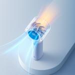 Ventilator portabil Jisulife 10S, 3.3W, Flue aer 5.7m/s, 5000 mAh, Autonomie 30h, 5 viteze, USB-C, Albastru 12 - lerato.ro