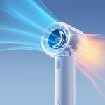 Ventilator portabil Jisulife 10S, 3.3W, Flue aer 5.7m/s, 5000 mAh, Autonomie 30h, 5 viteze, USB-C, Albastru 14 - lerato.ro