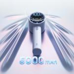 Ventilator portabil Jisulife 10S, 3.3W, Flue aer 5.7m/s, 5000 mAh, Autonomie 30h, 5 viteze, USB-C, Albastru 16 - lerato.ro