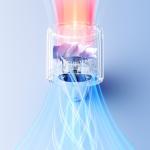 Ventilator portabil Jisulife 10S, 3.3W, Flue aer 5.7m/s, 5000 mAh, Autonomie 30h, 5 viteze, USB-C, Albastru 7 - lerato.ro