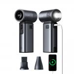 Ventilator portabil Jisulife Ultra2, 28.75W, Flue aer 16.6m/s, 9000 mAh, Autonomie 26h, 100 viteze, USB-C, Gri 3 - lerato.ro