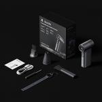 Ventilator portabil Jisulife Ultra2, 28.75W, Flue aer 16.6m/s, 9000 mAh, Autonomie 26h, 100 viteze, USB-C, Gri 15 - lerato.ro