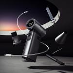 Ventilator portabil Jisulife Ultra2, 28.75W, Flue aer 16.6m/s, 9000 mAh, Autonomie 26h, 100 viteze, USB-C, Gri 16 - lerato.ro