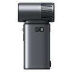 Ventilator portabil Jisulife Ultra2, 28.75W, Flue aer 16.6m/s, 9000 mAh, Autonomie 26h, 100 viteze, USB-C, Gri 4 - lerato.ro