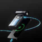 Ventilator portabil Jisulife Ultra2, 28.75W, Flue aer 16.6m/s, 9000 mAh, Autonomie 26h, 100 viteze, USB-C, Gri 9 - lerato.ro